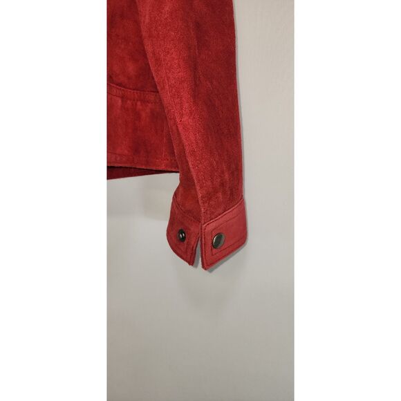 NWT Style & Co. Red Suede Jacket Size S - Picture 4 of 8